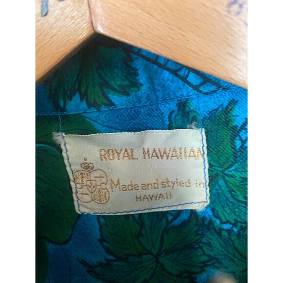Vintage 60s men’s Royal Hawaiian shirt M - Picture 3 of 4